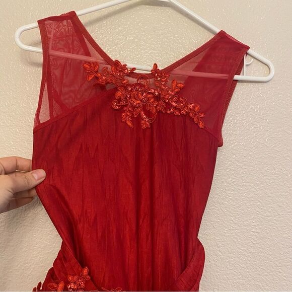 Red Dance costume 20609 We Both Know lyrical embellished MA-Medium adult - Picture 9 of 12
